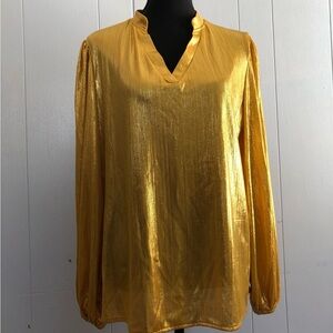 Vintage Gold Womens Blouse